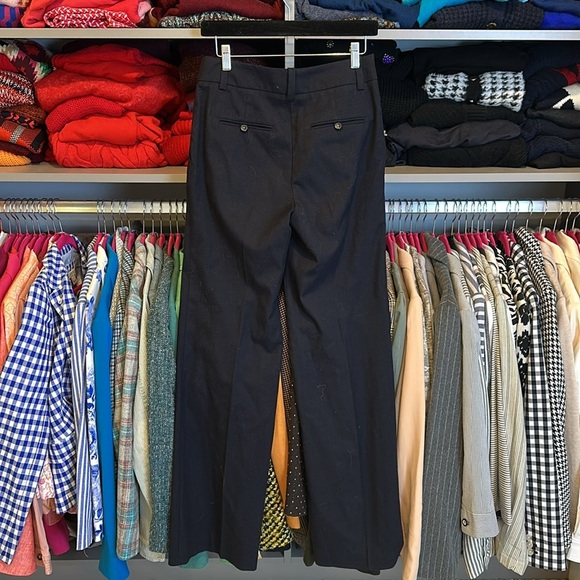 Trina Turk navy wool blend 4 pocket trousers size 2 - Picture 3 of 3